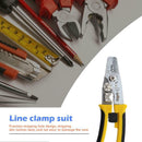 Multifunction Crimper Cable Cutter Plier Coaxial Cable Terminals Clamp Tool