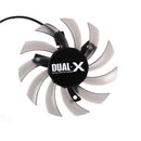 75mm Sapphire AMD R9 280X 280 270X Dual-X Fan Replacement FD7010H12S 12V 0.35ASP