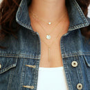 Ladies Necklace Collar Multi Row Necklace Choker Necklace (I)