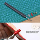 DIY Leather Edge Treatment Roller Pen Sandalwood Edge Oil Pen+2 Brass Heads