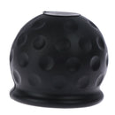 Universal 50mm Black Tow Bar Ball Cover Cap Towing Hitch Caravan Trailer Prot Gw