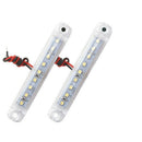 10Pcs White 9 SMD LED Truck lights led side Car Truck Bus Marker Light VBW