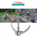 3 Claws Camping Climbing Hook Foldable Grappling Hook Mountaineering Rescue C Gw