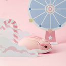 Hamster Shape 2.4GHz Wireless Mouse Pink 1200DPI USB Connection Mice Cute S I6X6