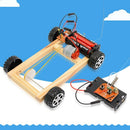 Details About Kid Handicraft Diy Electric Remote Control Car Assembled Mode R6I7