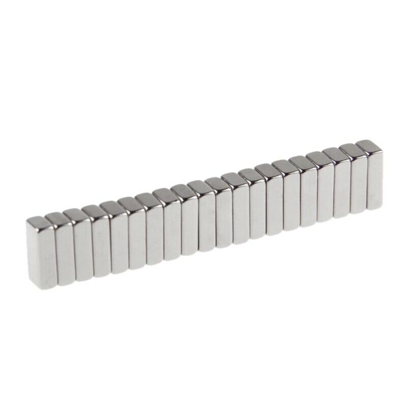 20 Pcs 10 Mm x 5 Mm x 3Mm Neodymium Block Magnet Super Strong Magnets Craft P3D2