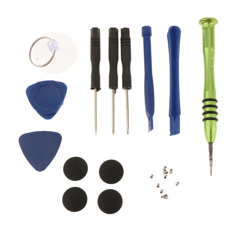 1 Set - 4 PiecesBottom Rubber Feet Foot Pad + 10x Screws + Tool Kit for Macbook