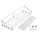 2 Pack Adhesive Bathroom Shelf Shower Shelf Bathroom Kitchen Organizer Rack