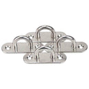 6Pcs 5mm Stainless Steel Eye Plate Pad Eye Plate Metal Staple Ring Hook Hardware