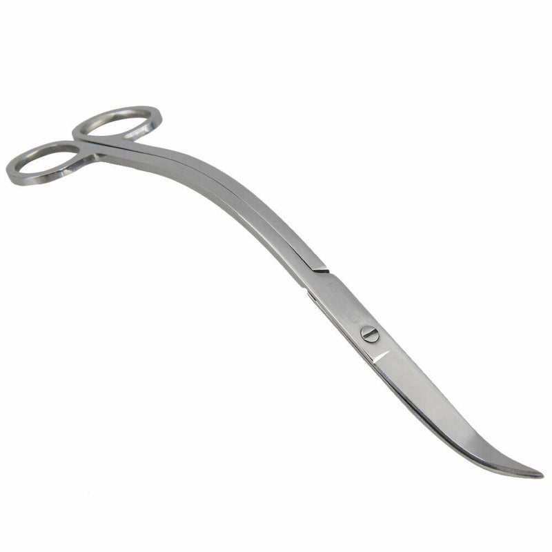 Professional Stainless Steel Polish Aquarium Plant Wave Scissors Shear
