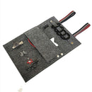 Jewelry Roll Organizer Bag Travel Necklace Bracelet Ring Carrying Case Disp