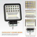 1x 4 inch 126W LED Work Light Bar Spot Flood Beam Offroad Security Driving Lamp