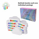 Colorful Rainbow Cloud Bath Bombs,Float On Water&Release Vivid Rainbow Colo