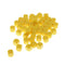 50pcs Round Edge Blank Dices D6 Six Sided RPG Gaming Dice Gift Yellow