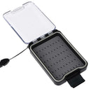 Waterproof Foam Fly Fishing Box Fishing Tackle Clear Lid Bait Storage Case A