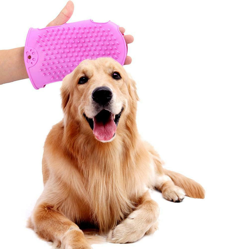 Cat Hair CQWO Brush Gloves Grooming Bath Silicone Beauty Massage Pet Cleaning