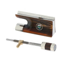 Ox Horn Wood Violin Bow Frog With Colorful Shell For Violinist