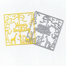 Happy birthday Metal Cutting Dies Stencil DIY Scrapbook Paper Cards Album