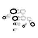 7Pcs Fishing Rod Guides Set Tackle Tip Repair Kit Box DIY Ring Mixed 7 Sizes