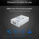 Usb2.0 Printer Sharing Device Splitter Auto Sharing Switch Automatic Switch