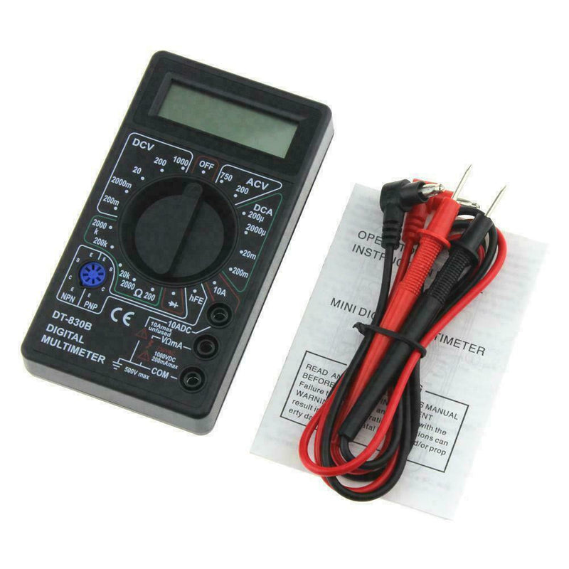DT-830B Digital Multimeter AC DC Voltmeter Ohmmeter Electrical Too Testers T2O6