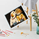 5D DIY Diamond Painting Kits Dog Full Round Drill Handicrafts Home Decors