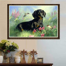 5D Black Dog Diamond Painting Embroidery DIY Cross Stitch Home Decor Gifts