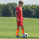 Children Sport Football Soccer Over Knee Baseball Kid Long Socks (Orange) A