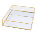 Special Glass Jewelry Display Tray, Makeup Storage Box, 25x18x4.5cm