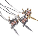 Mini Tattoo Machine Tattoo Keychain Key Holder Punk Style As Pendant Ornament ME