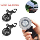 2Pcs Suction Cup Securing Hook Tie Down for Camping Tarp Car Side L0Z1
