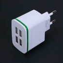 USB Charger 4USB Lighten 3A Multi-Head Travel Convenient Charger