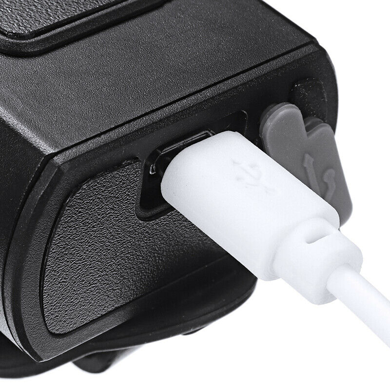 USB Rechargeable LED Bicycle Headlight Bike Head Light Cycling Front Rear Lamp