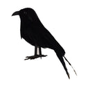 Artificial Feathered Crows Ravens DIY Birds Craft for Home Garden Lawn