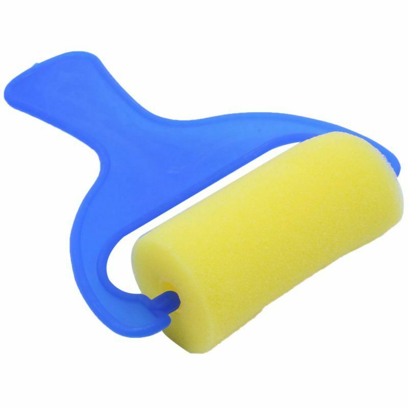 12PCS Children's Art Early Learning Drawing Mini Flower Sponge Brush School E9Z8