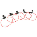 5 Pieces In-Line Car Fuse Holder Blade Mini 16AWG Cable 12V/24V/32V Waterproof