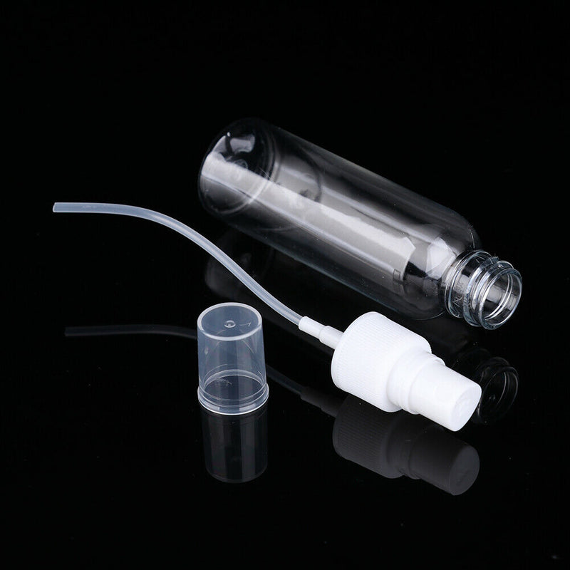4pcs Transparent Plastic Empty Cosmetic Bottle Refillable Container (100ml) A