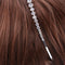Hair band Crystal Headband Hairband Rhinestone Fine Hair Hoop Hair Accessories,a