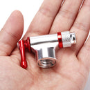 Aluminum Alloy CO2 Inflator Head Cycling Pump Schrader & Presta Bike P gtJ Gn