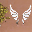 Creative Angel Wings Acrylic Mirror Wall Stickers Bedroom Living Room Decor A