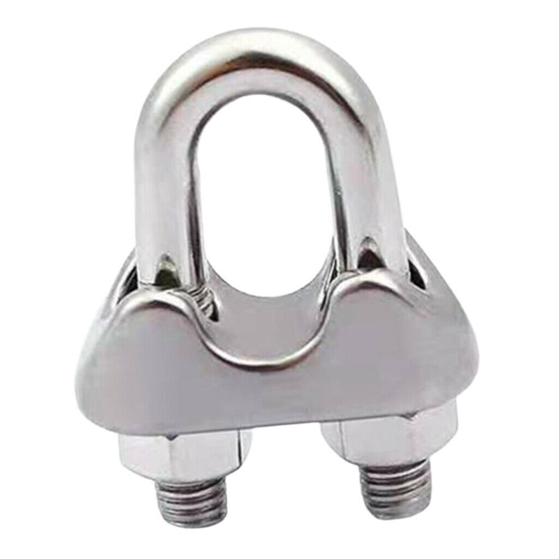 Brand New Stainless Steel 13MM Strong Wire Rope Clip Clamp U Bolt Fastener