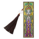 DIY Special Shaped Diamond Painting Creative Leather Tassel Bookmark Crafts