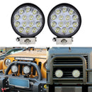 4'' 42W Led Flood Round Work Light Offroad Truck Car SUV ATV Driving Lamp   M&O