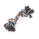 Family Dogs Pets Multicolor Braided Rope Bone Chewing Bone Tug Toy18cm Leng