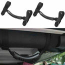 2x Black Unlimited Roll Bar Grab Handles for All Jeep Wrangler CJ YJ TJ JK jjj