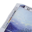 Christmas Snow House 5D Diamond Painting DIY Cross Stitch Kit 16 x 12 Inch E7Q3