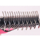 2X(Hair Removal Comb For Dogs Cat Detangler Fur Trimming Brush Grooming Too