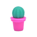 7pc Silicone Cactus Wine Glass Charms /Drink Markers & Bottle Stopper Set Pa Nw