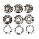 50 Sets Open Ring No Sew Snaps Buttons Fasteners for Crafts DIY Sewing