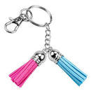 125Pcs/Set Key Chain Ring Pendants Tassel Bulk for DIY Crafts Jewelry MakinME